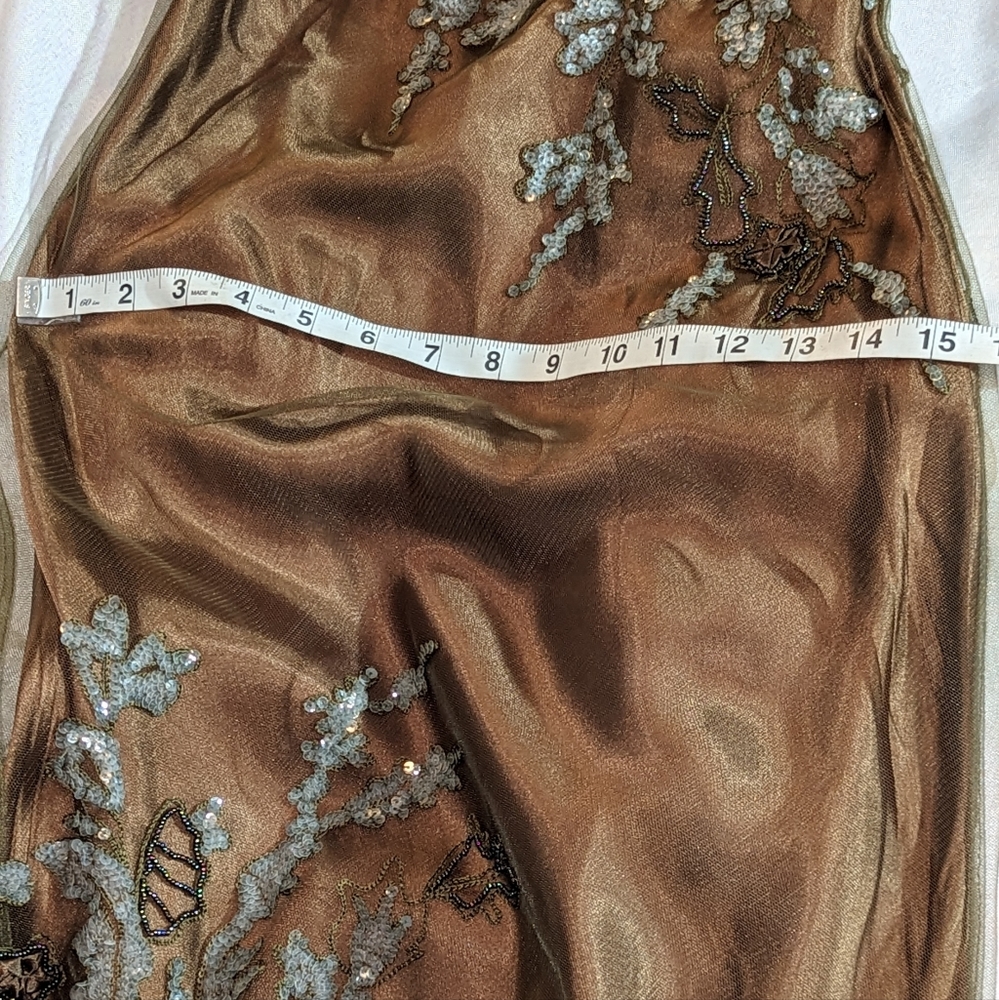 Sue Wong Nocturne bronze green mix - Picture 7 of 16